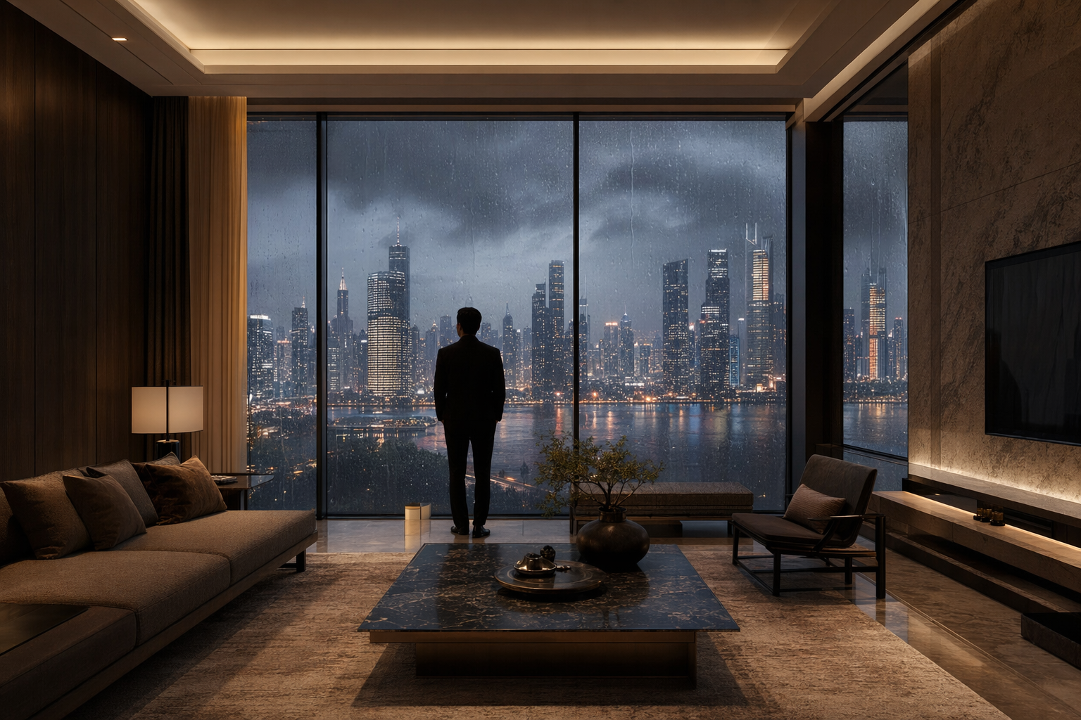 安静城市与室内光影，用来表达从混乱回到判断顺序